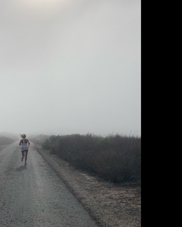 Terri running at dawn